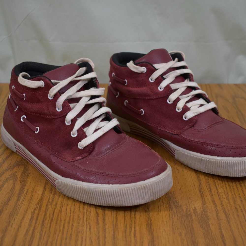 ROCA WEAR Masters of the Craft Red and White Sneakers - Mens Size 12